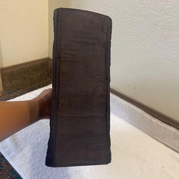 Vintage GUCCI Women's Bamboo Handle Hobo Satin Brown Shoulder Handbag - Picture 13 of 13